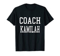 Coach Kamilah Custom Football Soccer T-Shirt - Trendy Graphic Men Women