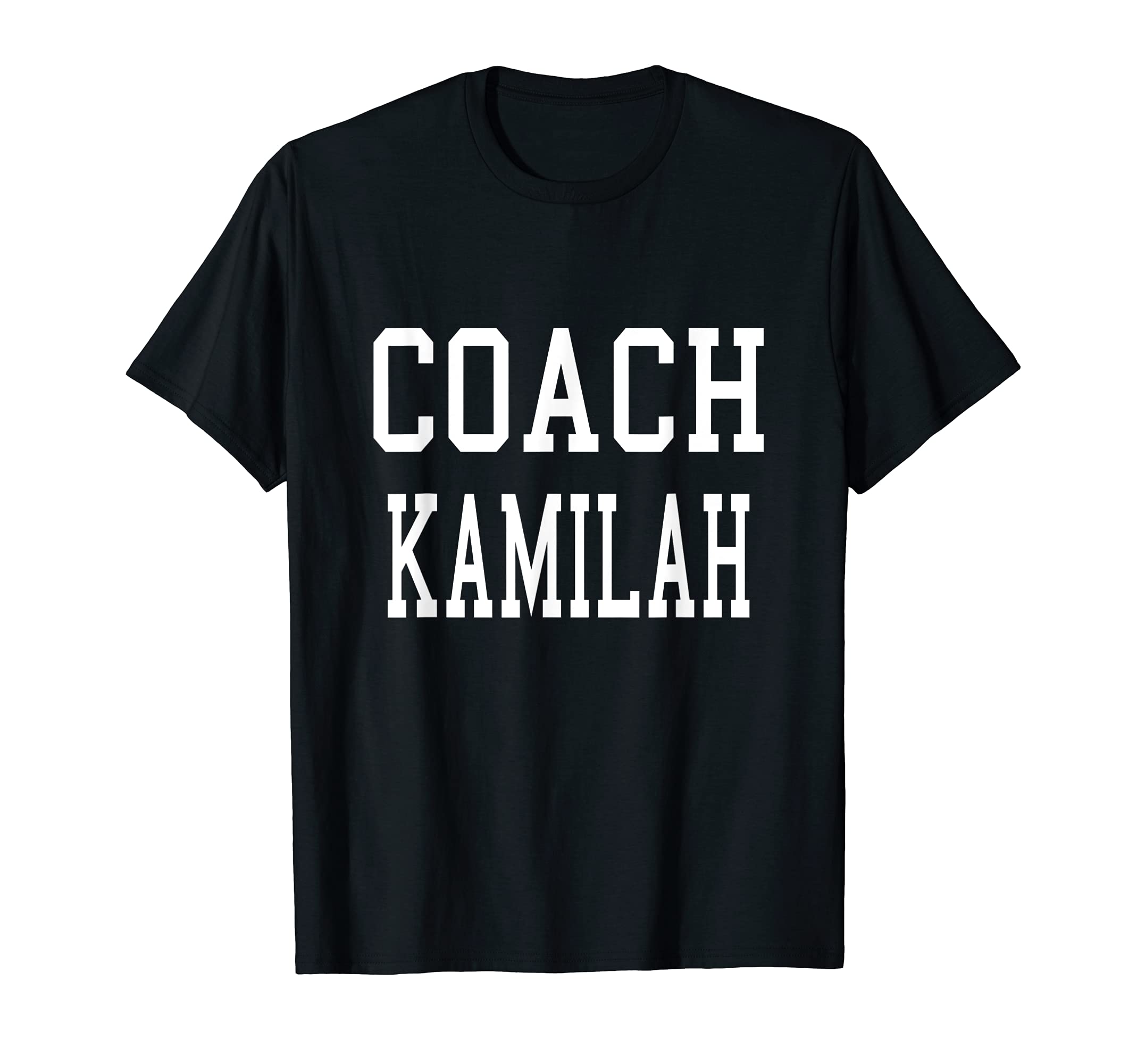 Coach Kamilah Custom Football Soccer T-Shirt - Trendy Graphic Men Women
