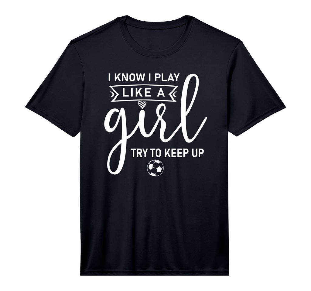 Play Like Soccer Funny Soccer T-Shirt - Novelty Apparel for Adults