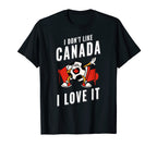Canada Soccer Supporters Fun Flag T-Shirt - Trendy Graphic for Adults
