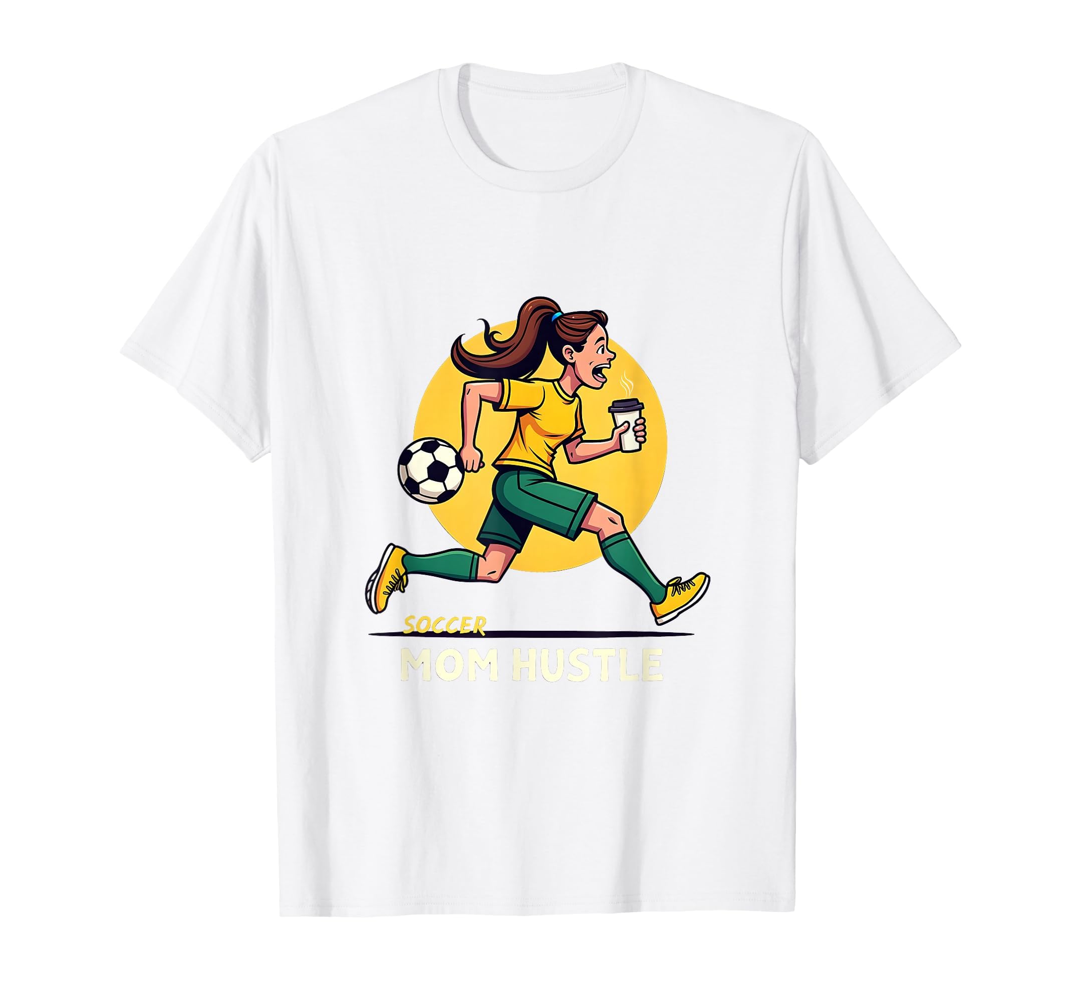 Soccer Mom Hustle T-Shirt - Minimalist Print Men Women
