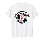 13 Year Old 13Th Birthday Dude 8 Bit T-Shirt - Minimalist Print Unisex