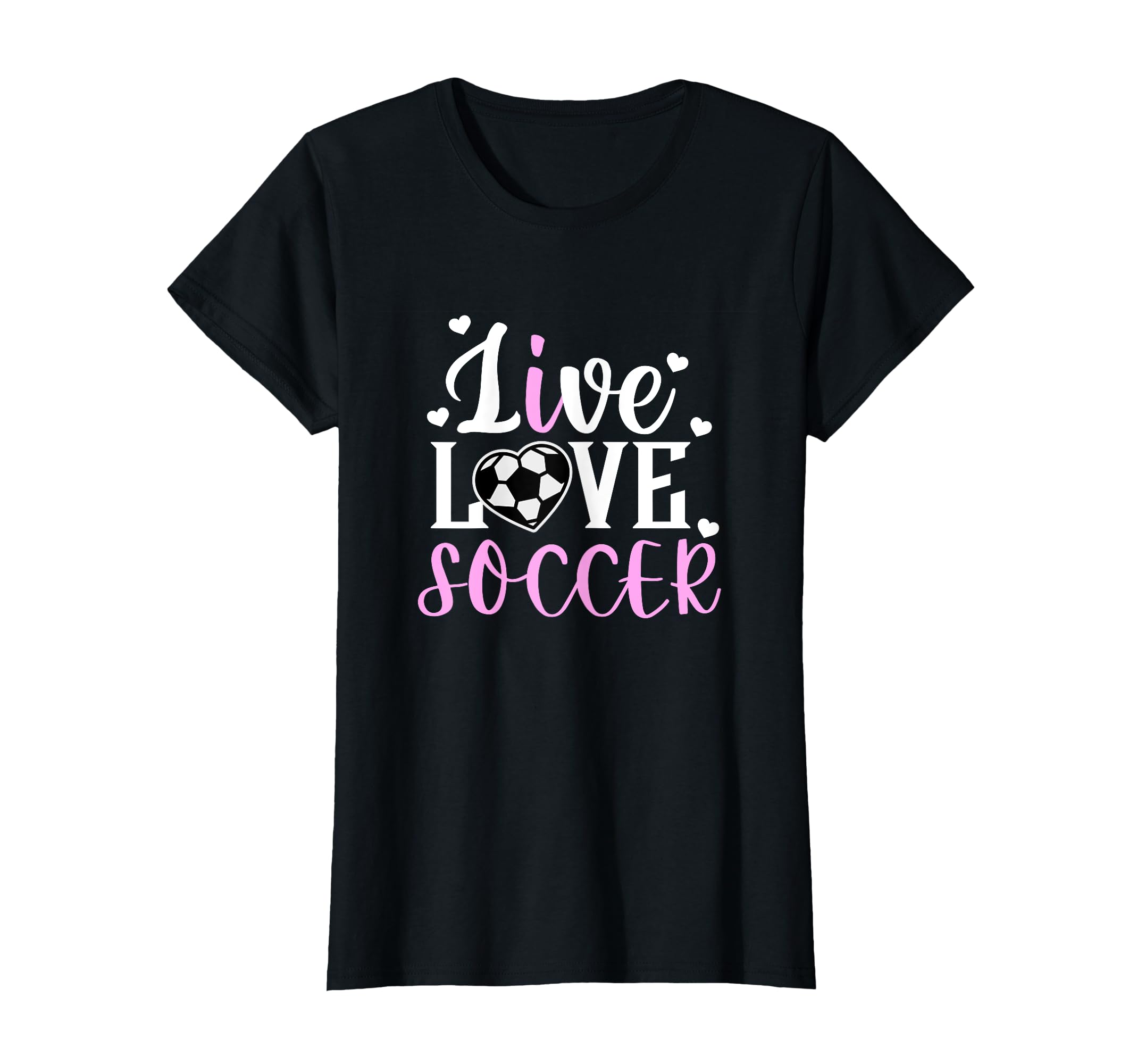 Live Love Soccer Soccer Player Soccer T-Shirt - Streetwear Style Men Women