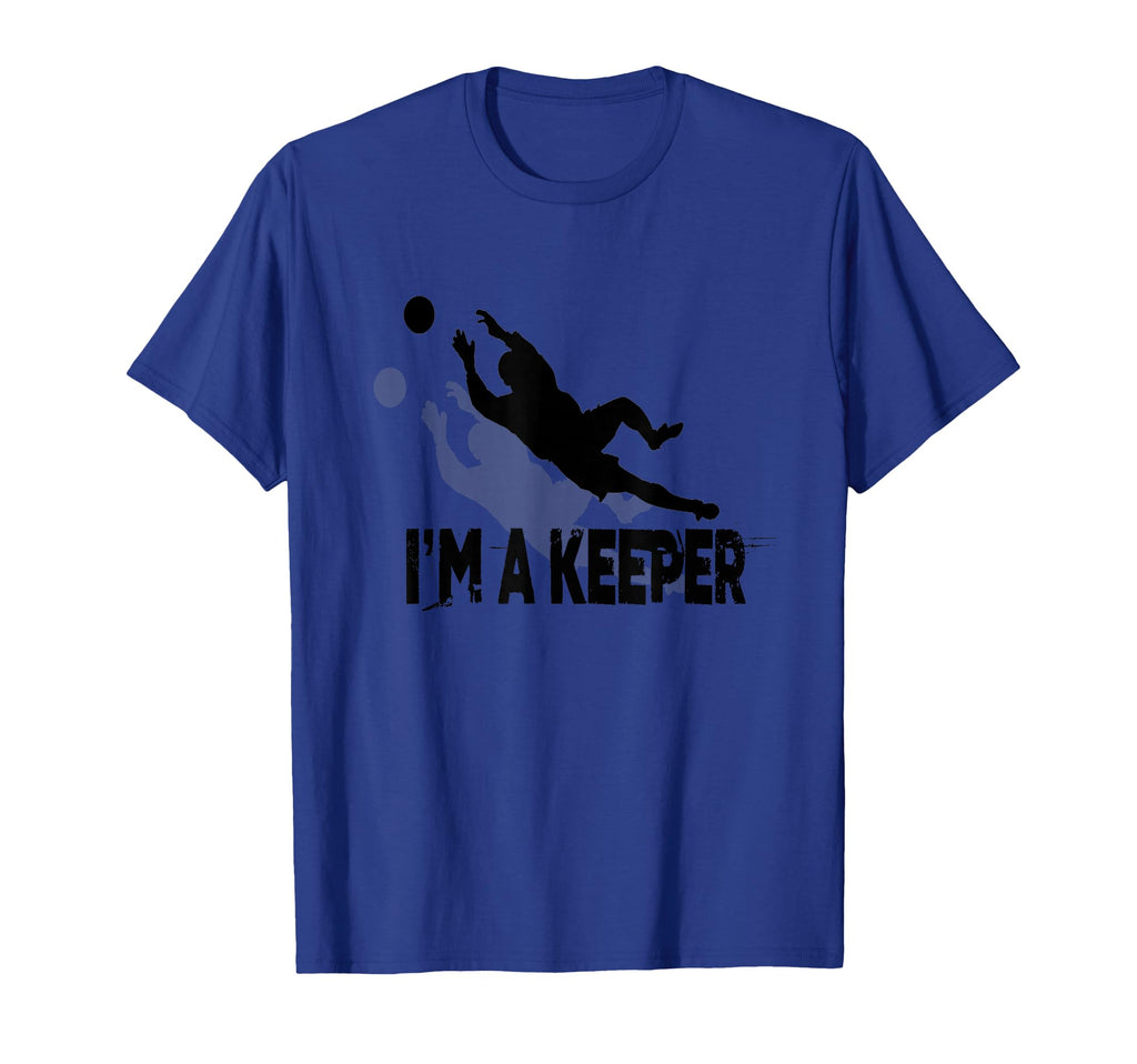 Fun Soccer Im Keeper T-Shirt - Graphic Print for Adults