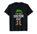Matching Family Im Soccer Elf T-Shirt - Fun Novelty Design for Adults