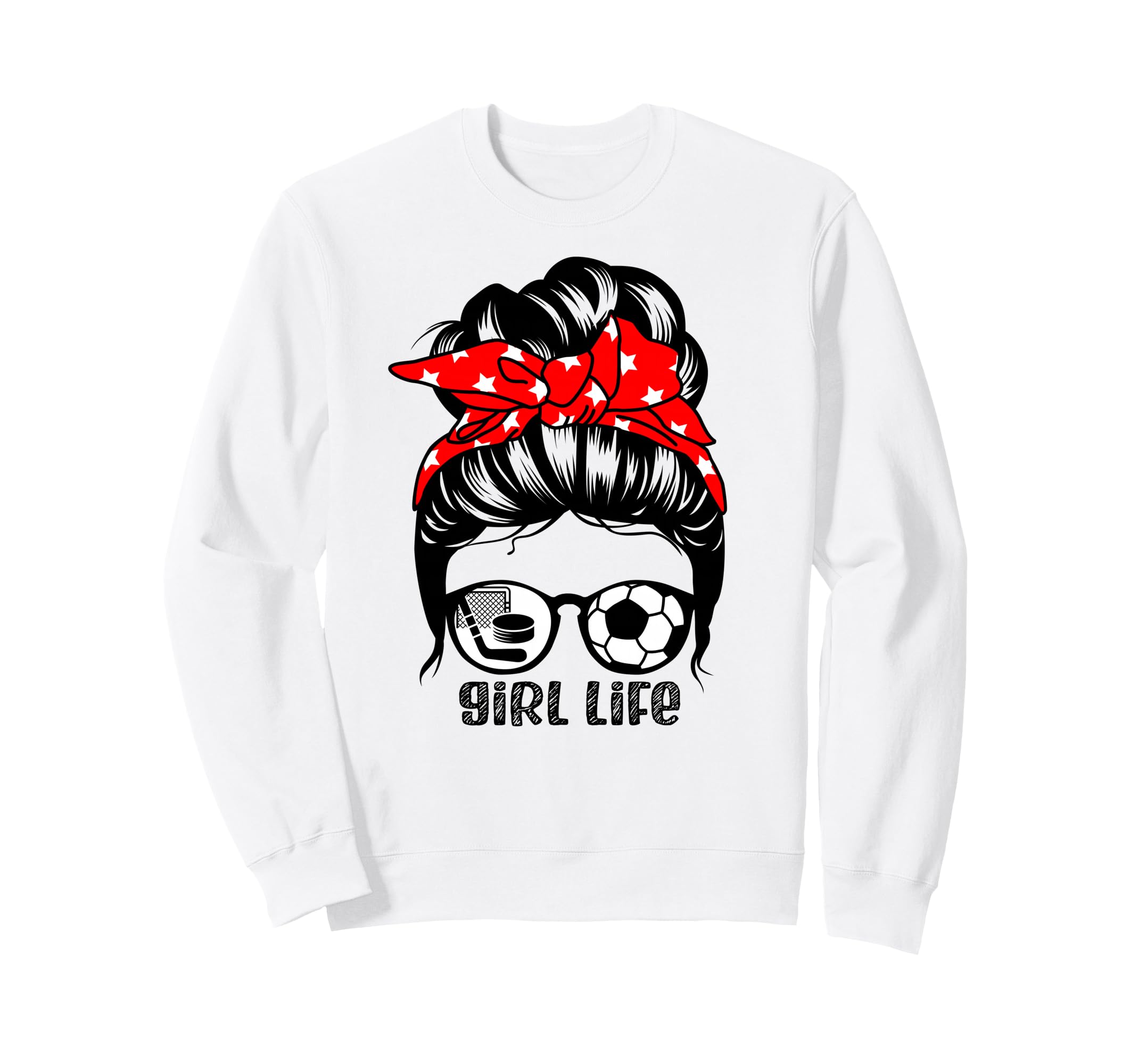 Life Funny Soccer Hockey Sweatshirt - Trendy Graphic Men Women