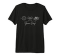 Game Day Soccer Mom Ball Bow Cleats Sports T-Shirt - Trendy Graphic Unisex