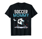 Soccer Mommy Game Match Football T-Shirt - Casual Everyday Wear Men Women