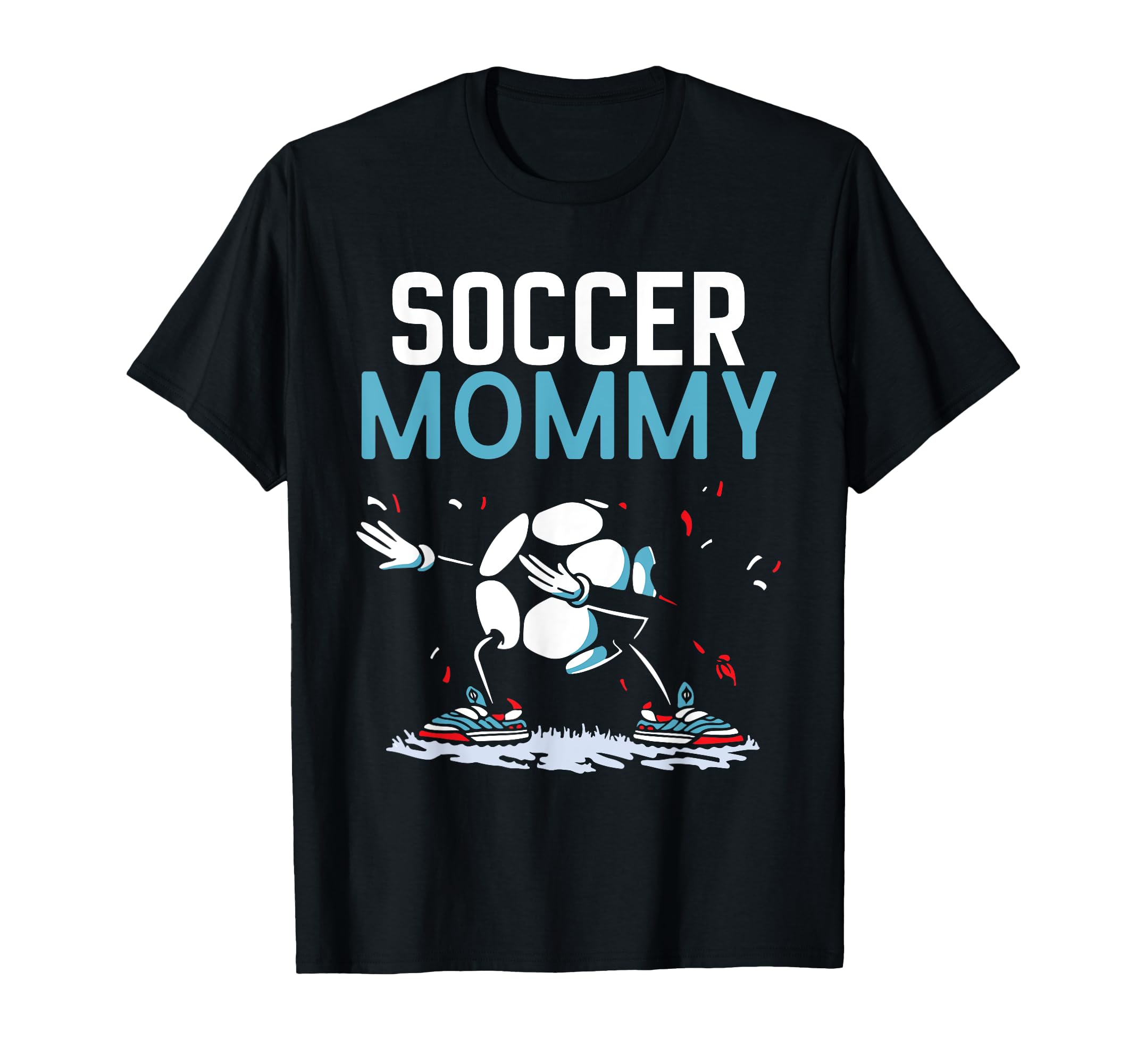 Soccer Mommy Game Match Football T-Shirt - Casual Everyday Wear Men Women