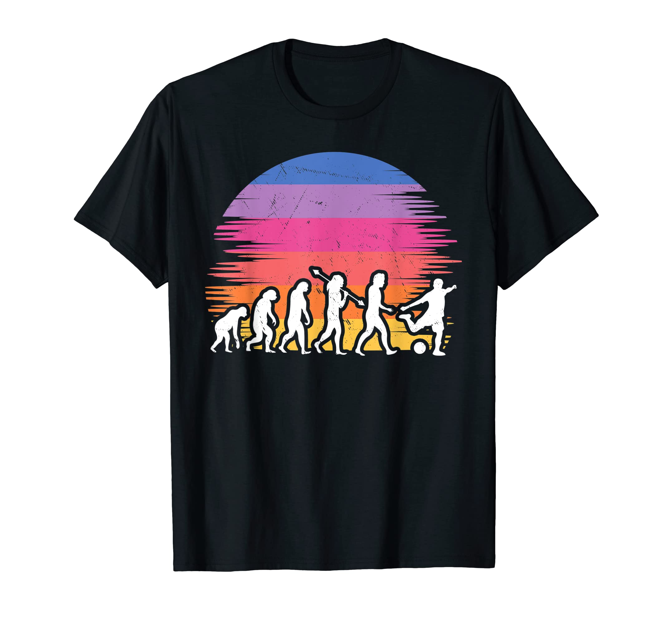 Soccer Evolution Soccer Player T-Shirt - Custom Art Print Men Women