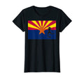 Soccer Sports Soccer Player Arizona Flag T-Shirt - Minimalist Print Unisex
