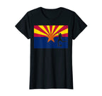 Soccer Sports Soccer Player Arizona Flag T-Shirt - Minimalist Print Unisex