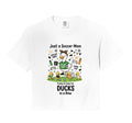 Soccer Mom Gift Soccer Mama Funny Sweatshirt - Minimalist Print Men Women
