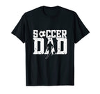 Mens Soccer Dad Soccer Player Funny Dad T-Shirt - Unique Graphic Unisex