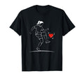 Soccer Valentines Day Heart Love T-Shirt - Fun Novelty Design Unisex