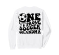Proud Soccer Grandma Soccer Ball Drip Sweatshirt - Graphic Print Unisex