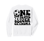 Proud Soccer Grandma Soccer Ball Drip Sweatshirt - Graphic Print Unisex