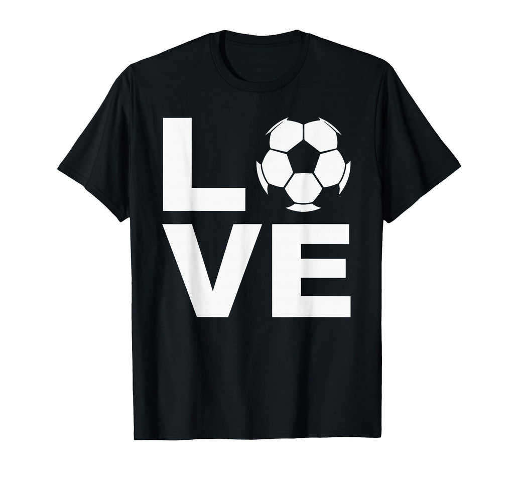 Love Soccer Soccer Players Coaches Fans T-Shirt - Minimalist Print Unisex