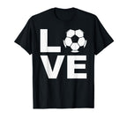 Love Soccer Soccer Players Coaches Fans T-Shirt - Minimalist Print Unisex