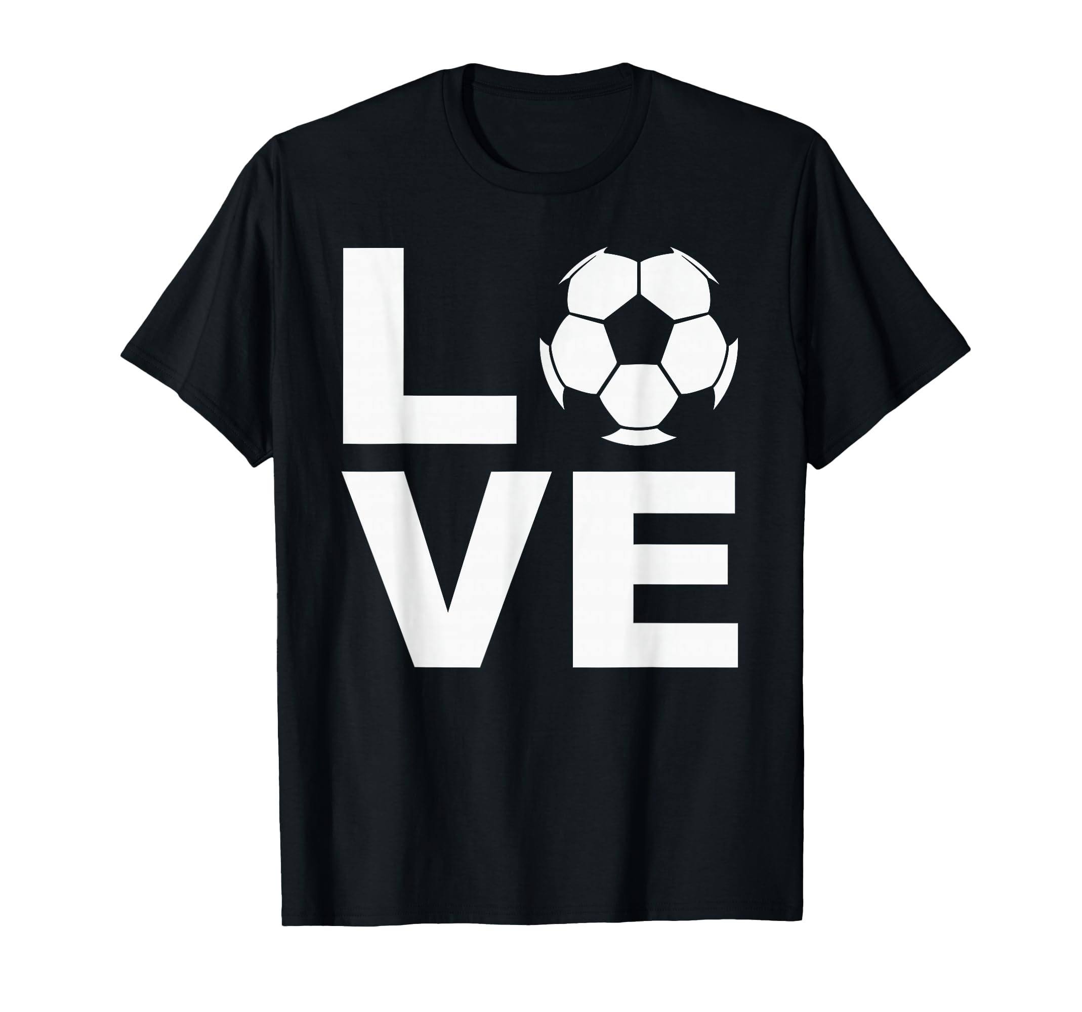 Love Soccer Soccer Players Coaches Fans T-Shirt - Minimalist Print Unisex
