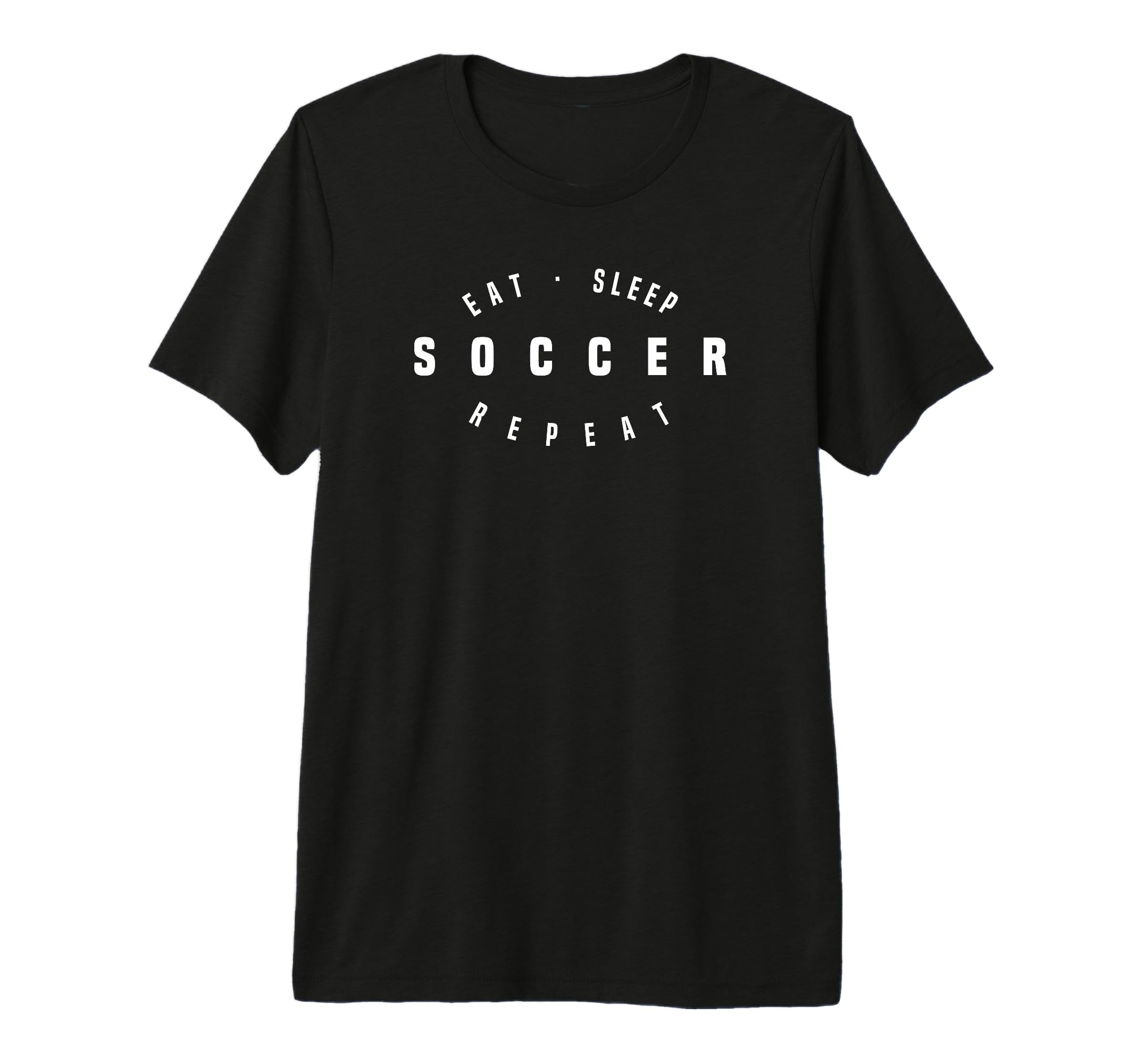 Eat Sleep Soccer Repeat Soccer Players T-Shirt - Graphic Print Men Women