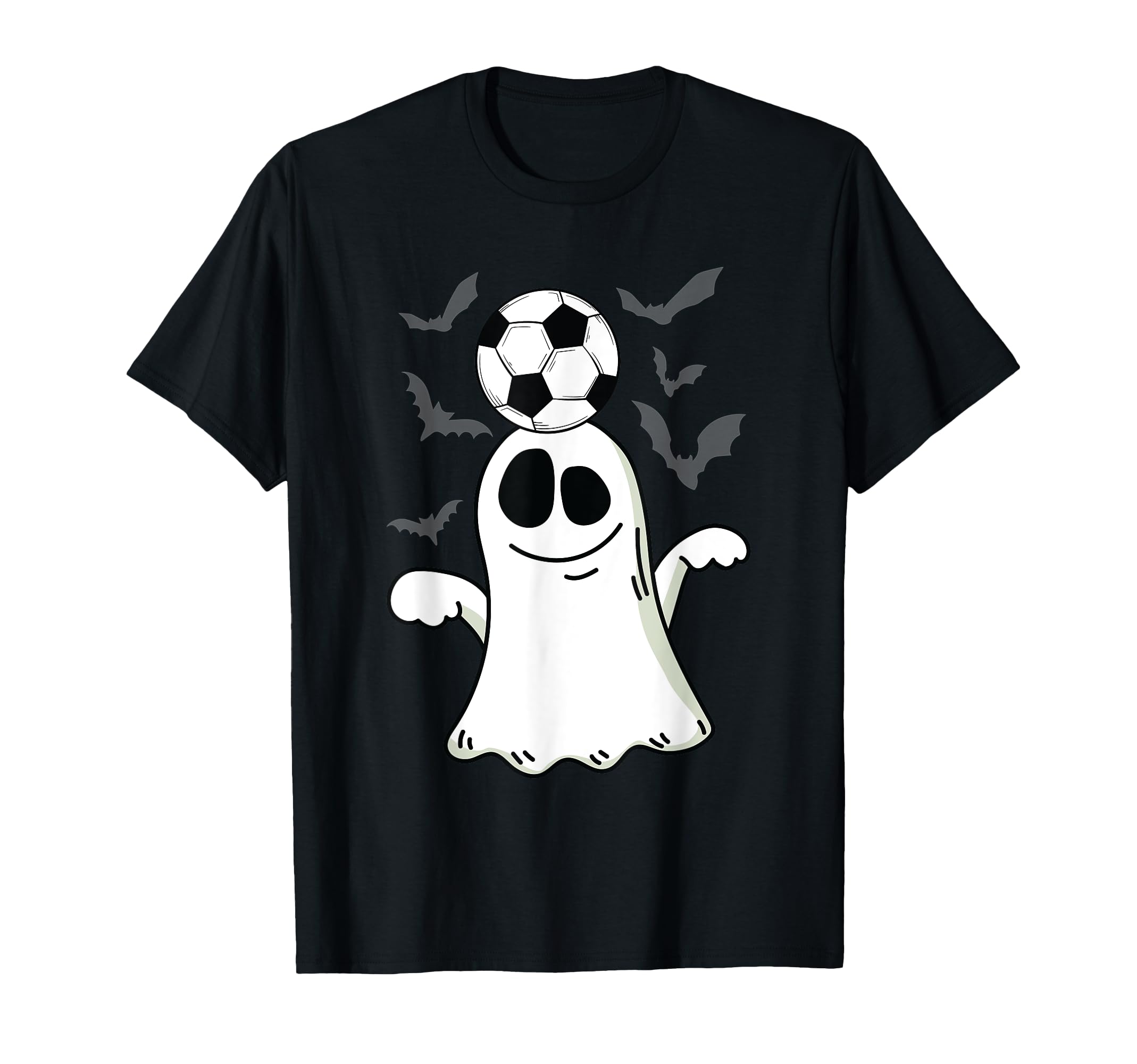 Ghost Playing Soccer Lazy Diy T-Shirt - Aesthetic Graphic for Adults