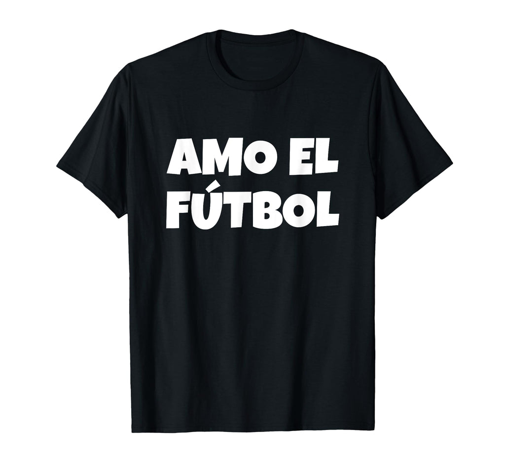 Soccer Spanish I Love Soccer Amo El T-Shirt - Custom Art Print for Adults