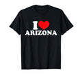I Love Arizona I Heart Arizona T-Shirt - Minimalist Print Unisex