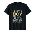 Soccer Player Just Who Loves T-Shirt - Casual Everyday Wear for Adults