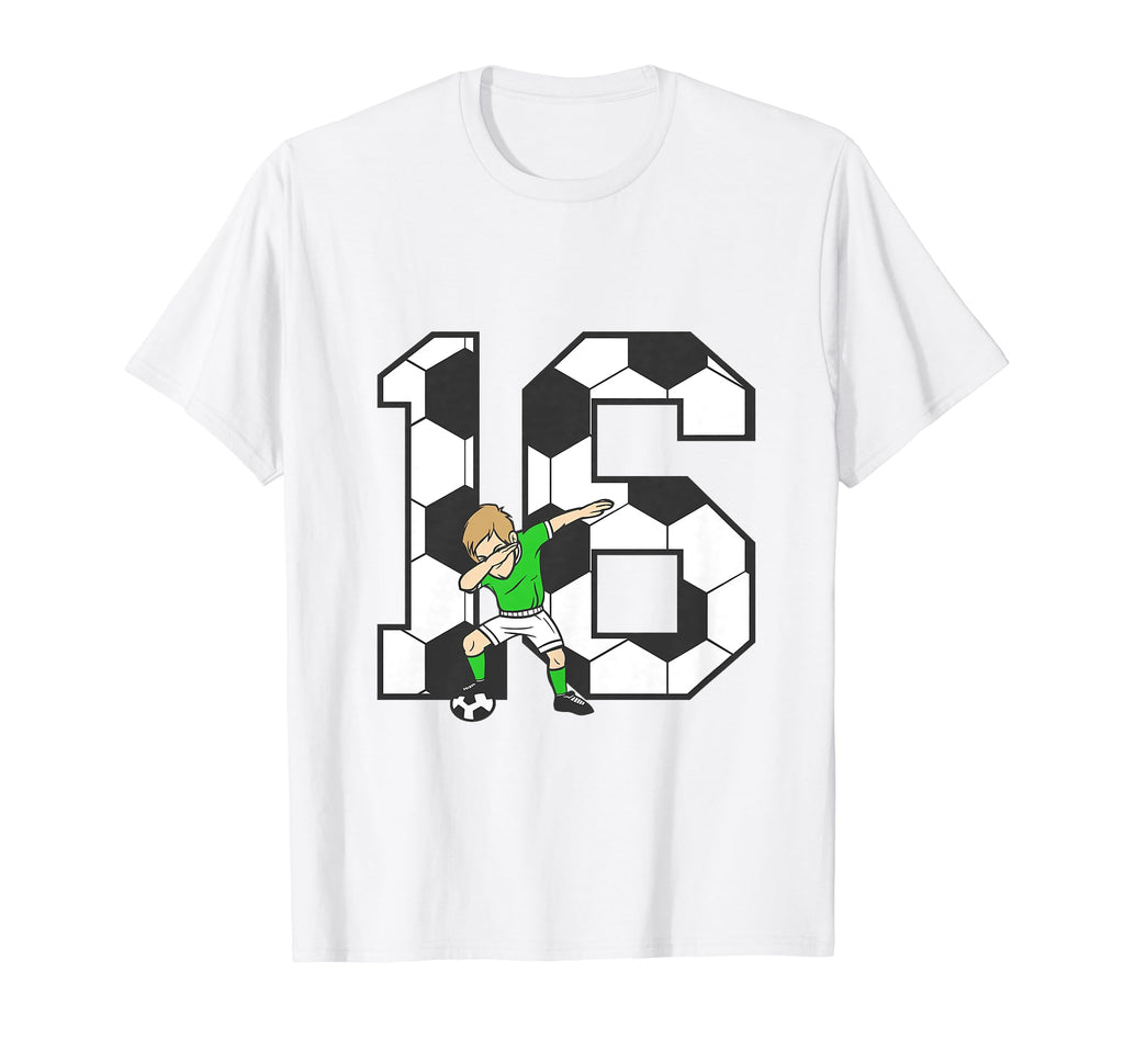 16 Year Old Soccer Player 16Th T-Shirt - Fun Novelty Design for Adults