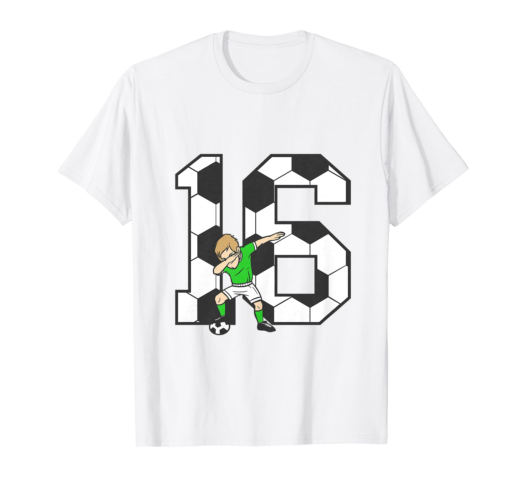 16 Year Old Soccer Player 16Th T-Shirt - Fun Novelty Design for Adults