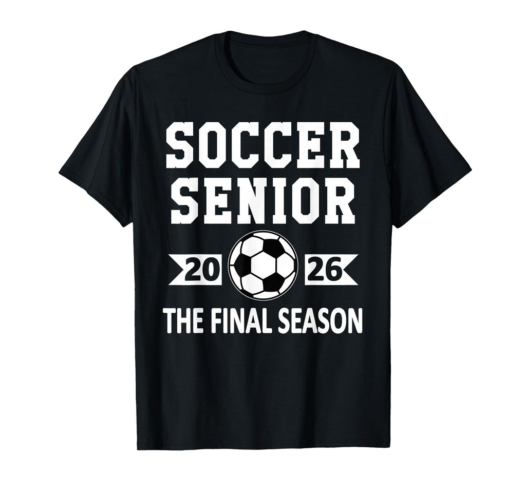 Senior Class 2026 Soccer Senior T-Shirt - Custom Art Print for Adults