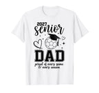 2027 Senior Soccer Dad Proud Family T-Shirt - Casual Everyday Wear Unisex