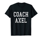 Coach Axel Custom Football Soccer T-Shirt - Trendy Graphic Men Women