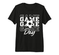 Game Day Soccer Ball Soccer Mom Supporter T-Shirt - Graphic Print Unisex