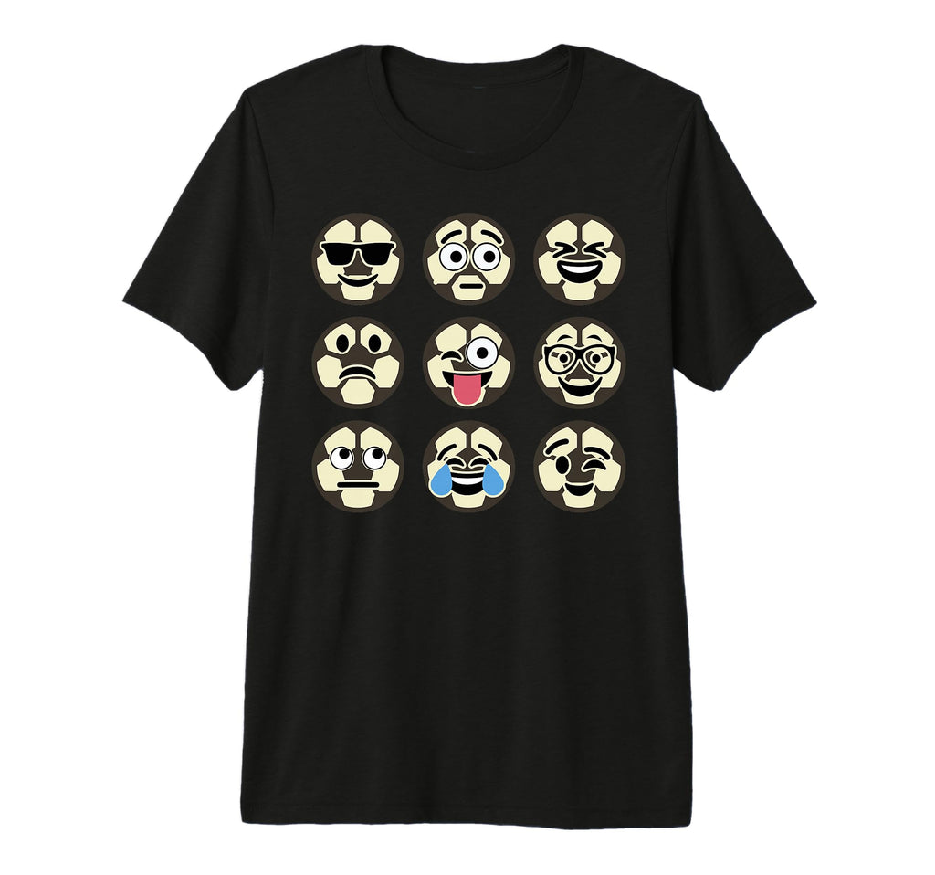 Funny Sports Soccer Emoticon T-Shirt - Streetwear Style Men Women