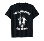 Baseball Soccer Mash Up Touchdown T-Shirt - Fun Novelty Design for Adults