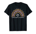 Proud Soccer Mom Mama Leopard T-Shirt - Streetwear Style for Adults