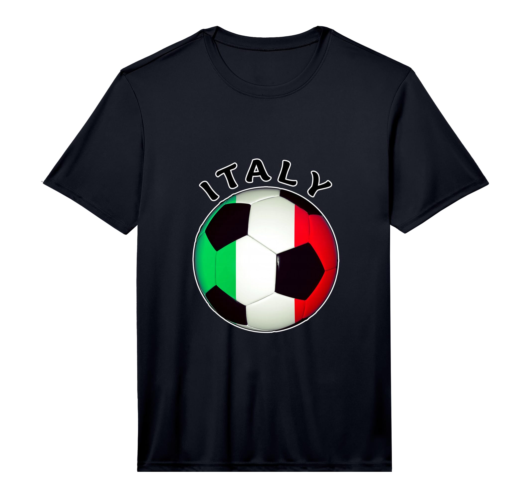 Italian Soccer De Futbol T-Shirt - Casual Everyday Wear for Adults