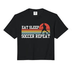 Eat Sleep Soccer Repeat Comfort Colors Hoodie - Novelty Apparel Men Women