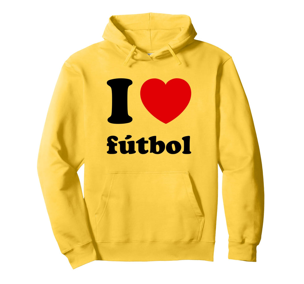 I Love Heart F Tbol Futbol Soccer Hoodie - Custom Art Print Men Women