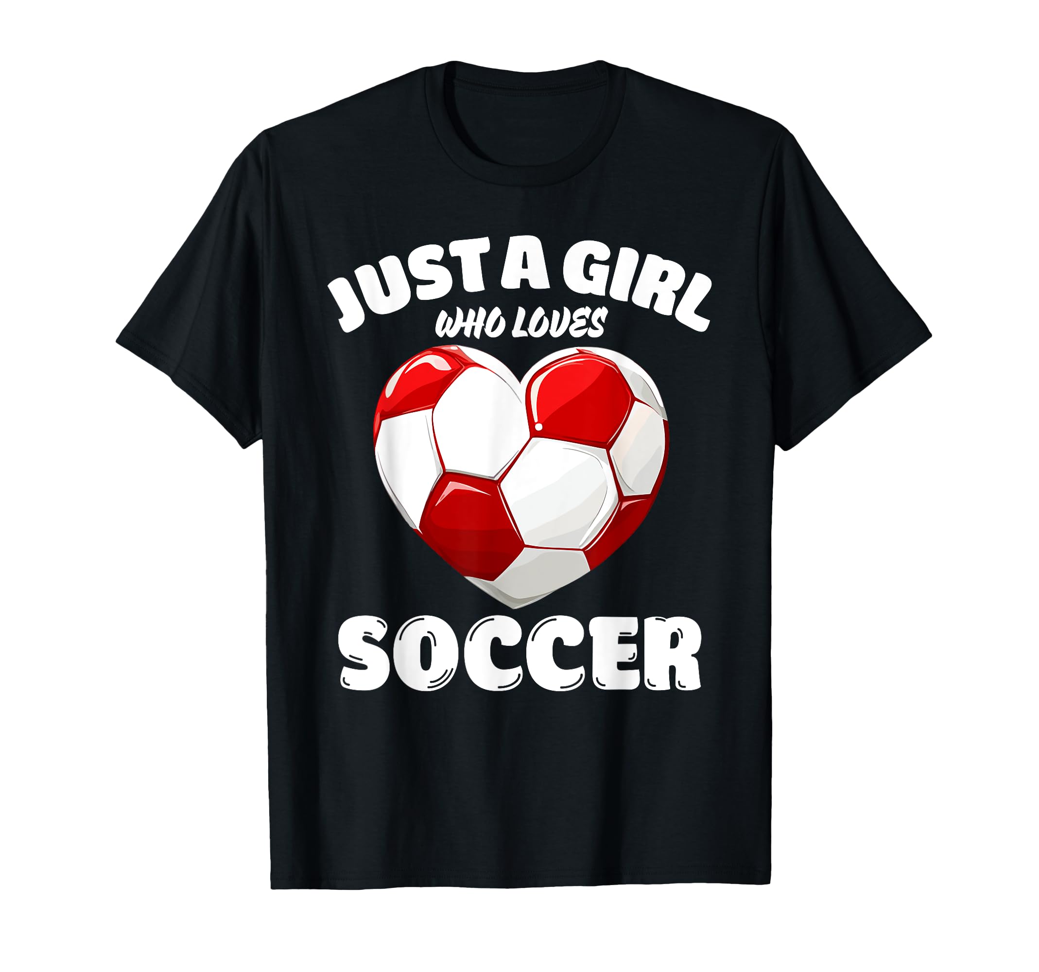 Just Who Loves Soccer Soccer Lover T-Shirt - Graphic Print Unisex