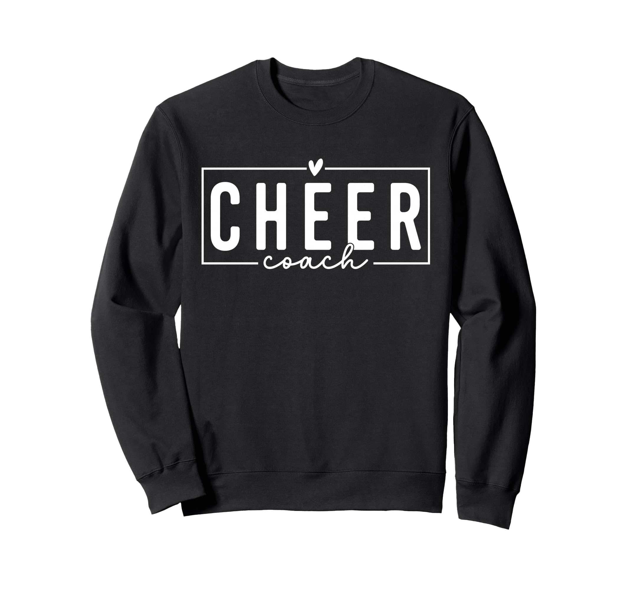 Cheer Coach Funny Cheer Coach Sweatshirt - Graphic Print for Adults