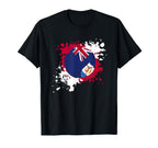 Soccer Ball Flag Anguilla T-Shirt - Aesthetic Graphic Unisex