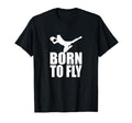 Goalkeeper Save Born To Fly T-Shirt - Novelty Apparel for Adults