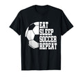 Eat Sleep Soccer Repeat Football T-Shirt - Novelty Apparel Men Women