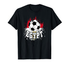 Egypt Soccer Egyptian Football Egypt T-Shirt - Minimalist Print for Adults
