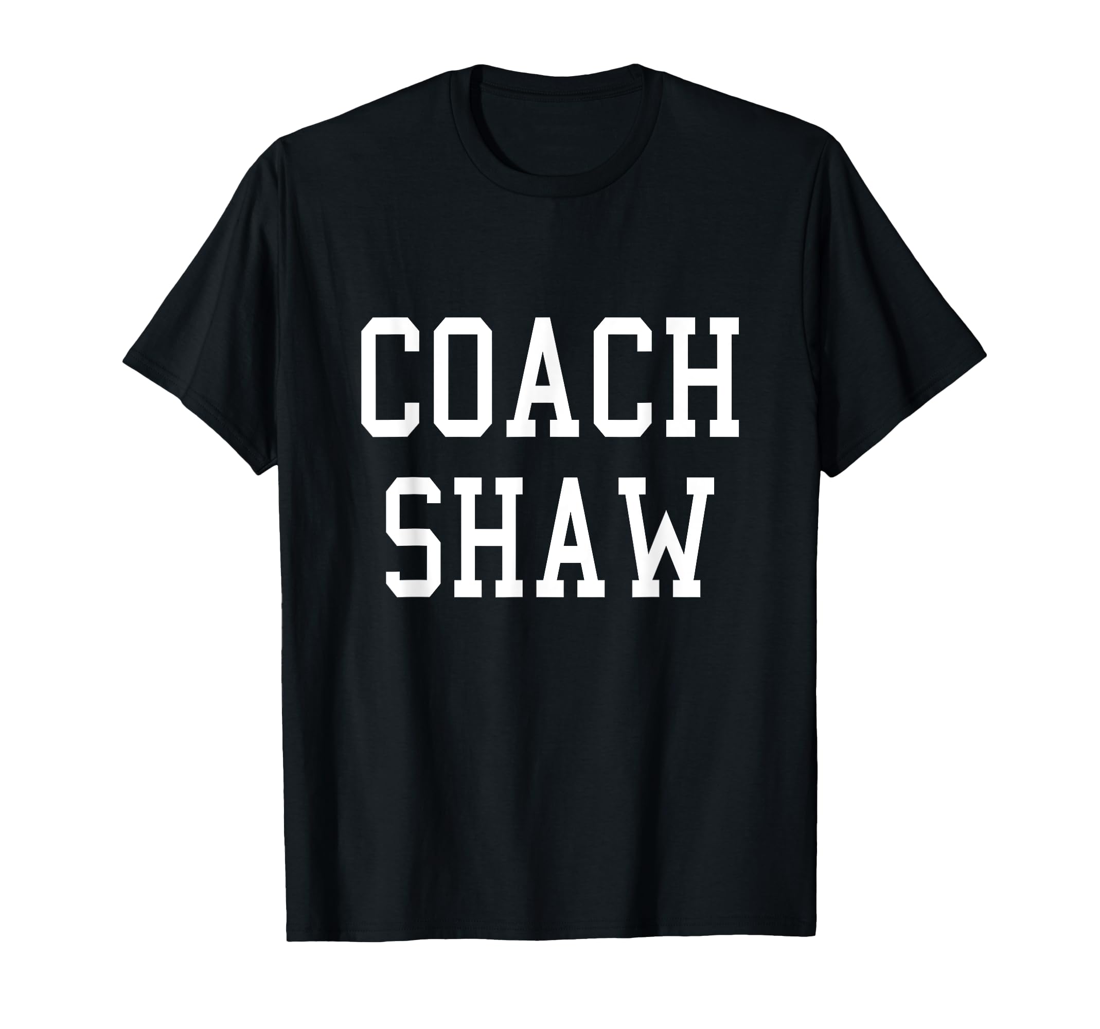 Coach Shaw Custom Football T-Shirt - Casual Everyday Wear for Adults