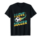 I Love Soccer Enthusiasts Dream T-Shirt - Graphic Print Unisex