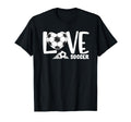 Love Soccer Player Ball And Goal Net T-Shirt - Custom Art Print for Adults